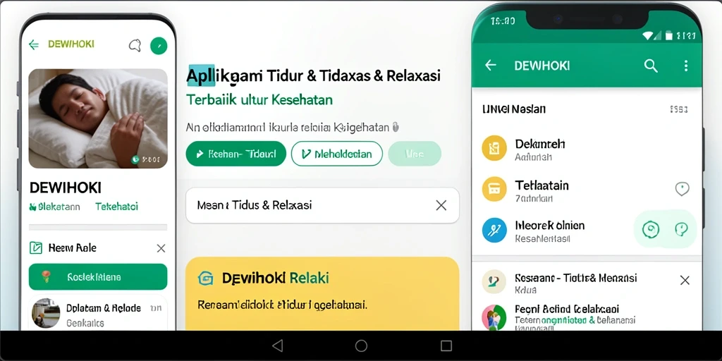 Antarmuka pengguna DEWIHOKI yang tenang dan menenangkan untuk relaksasi maksimal.