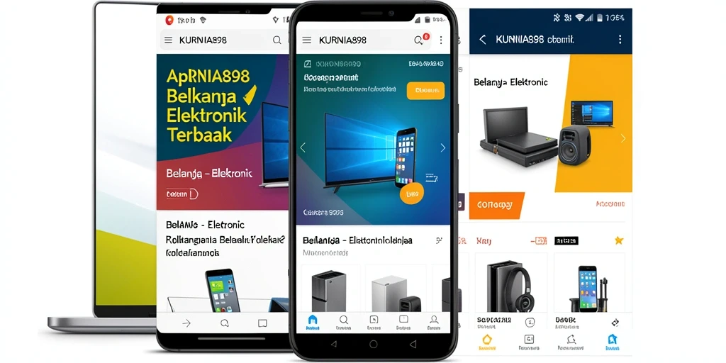 Tampilan antarmuka aplikasi KURNIA898 yang user-friendly dan fungsional.