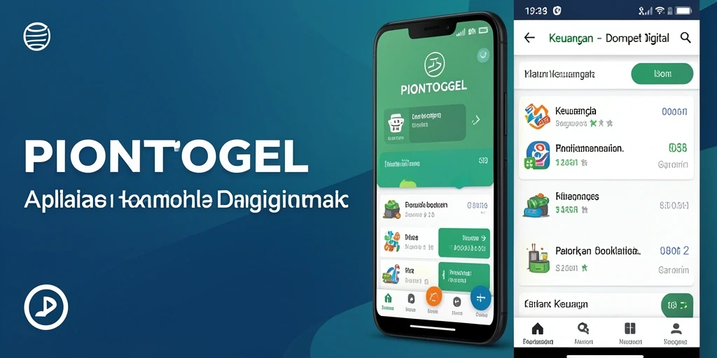 Antarmuka PIONTOGEL yang modern dan fungsional untuk mengelola keuangan.